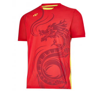Yonex Dragon Swoosh T-Shirt Unisex/Junior Red